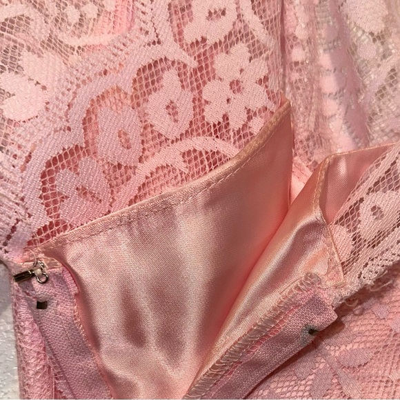 VTG JCPENNEY FORMAL LACE DRESS SIZE 9/10 - Picture 4 of 8